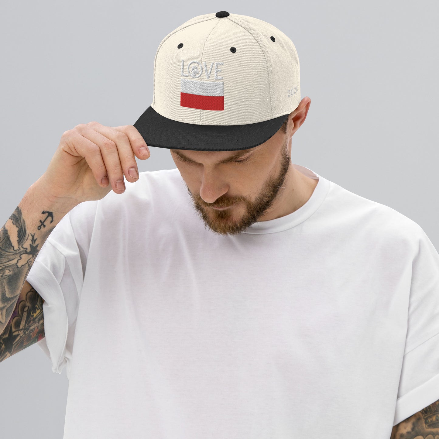 LOVE Poland Snapback Hat