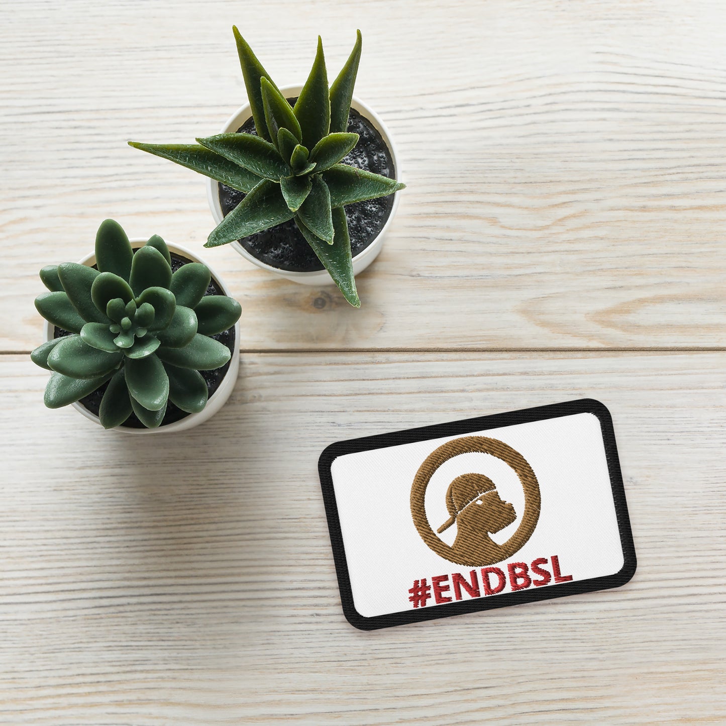 XL Bully #ENDBSL Embroidered patches