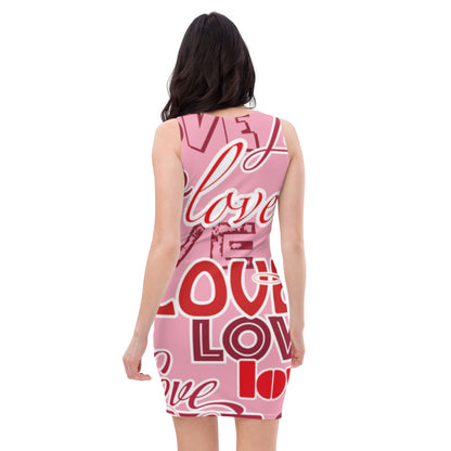 LOVE Bodycon dress
