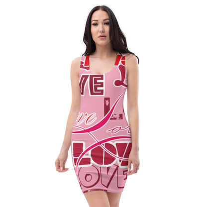 LOVE Bodycon dress