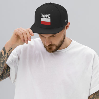LOVE Poland Snapback Hat
