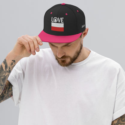 LOVE Poland Snapback Hat