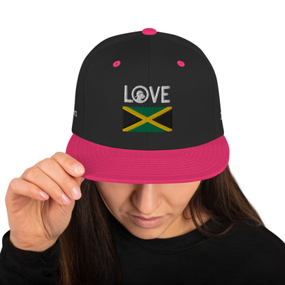 1 LOVE Jamaica Snapback Hat