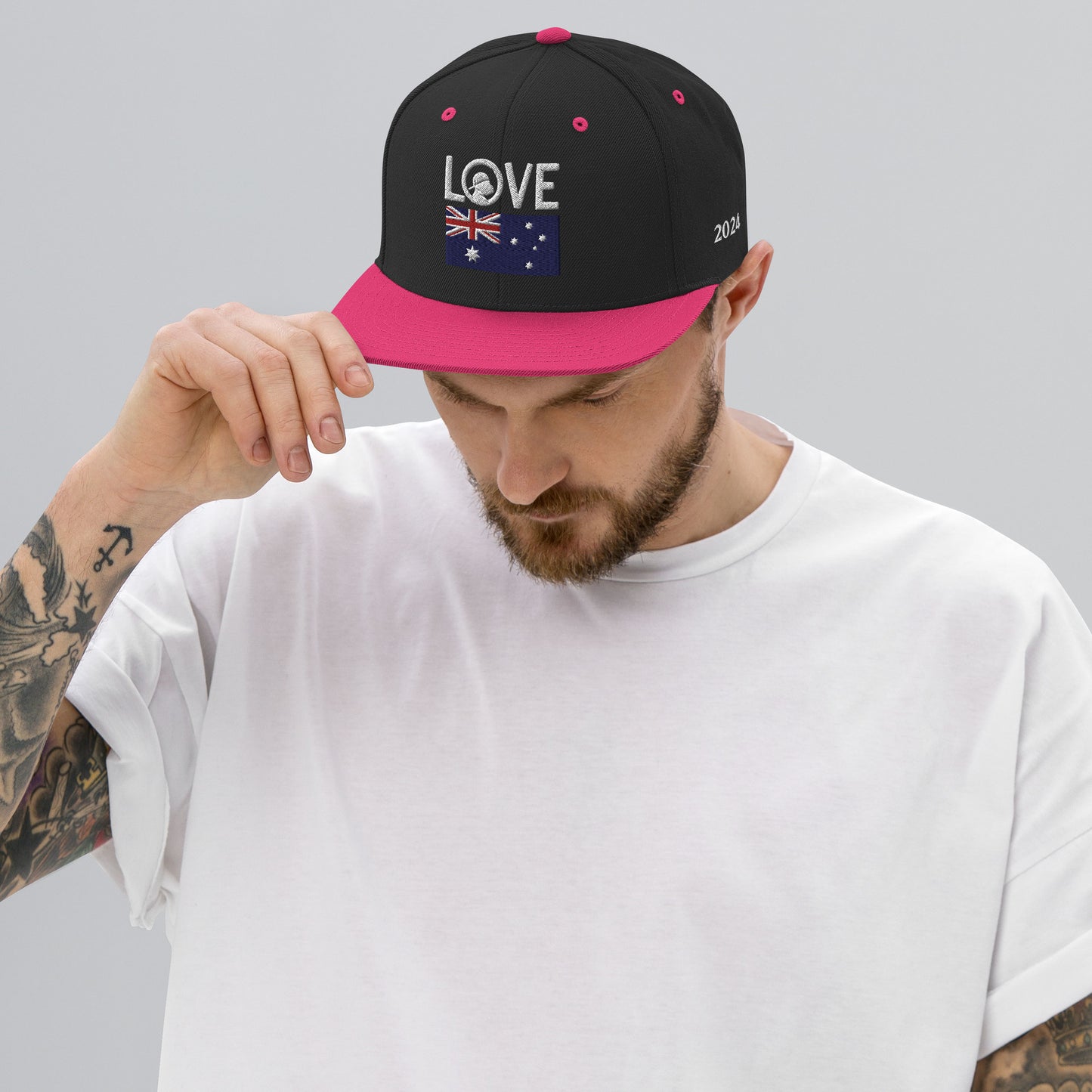 LOVE Australia Snapback Hat