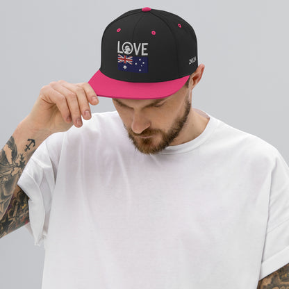 LOVE Australia Snapback Hat