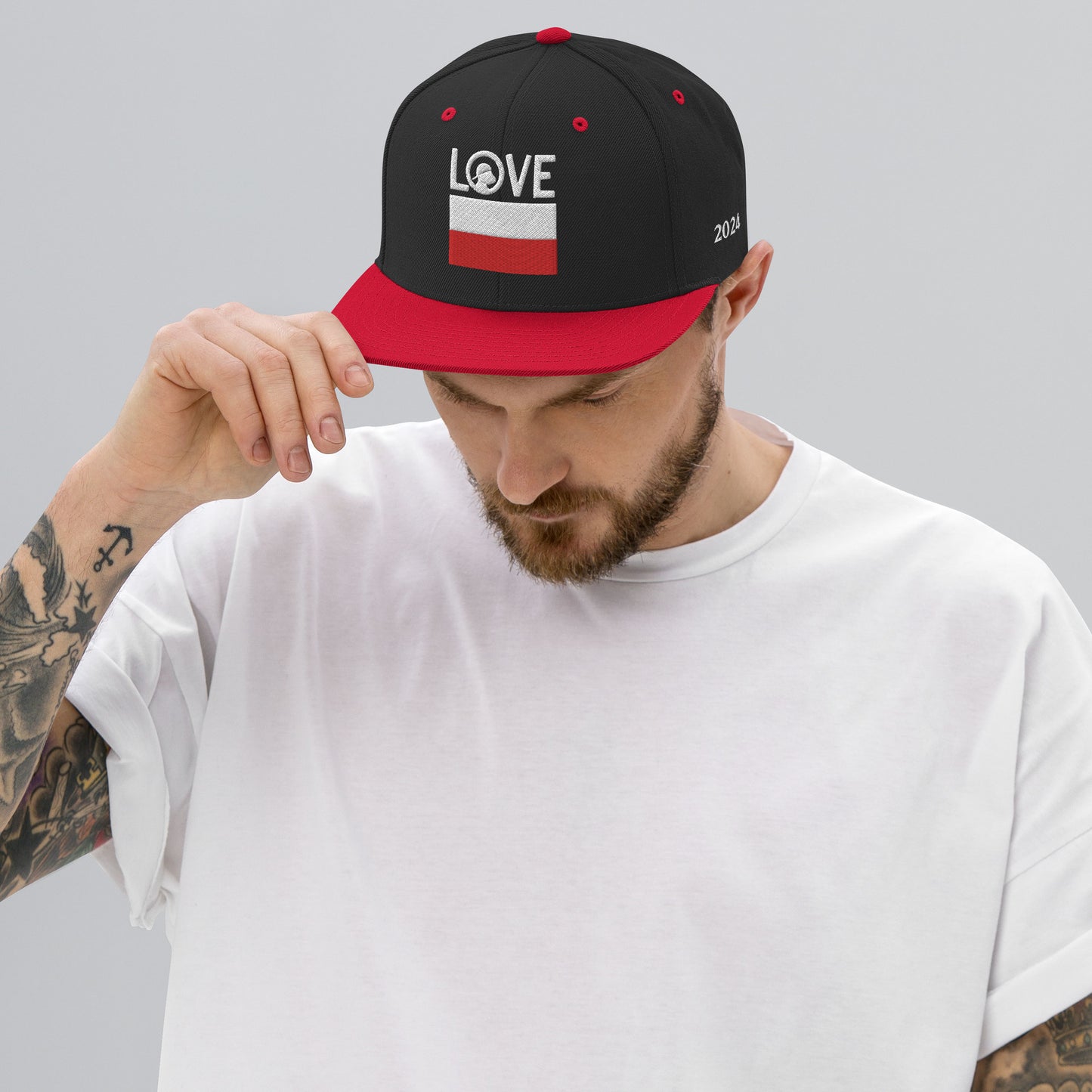 LOVE Poland Snapback Hat
