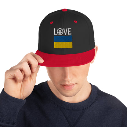 LOVE Ukraine Snapback Hat