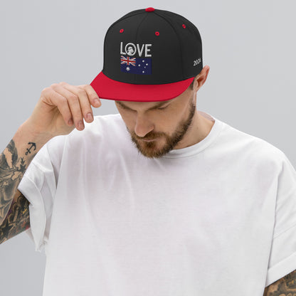 LOVE Australia Snapback Hat