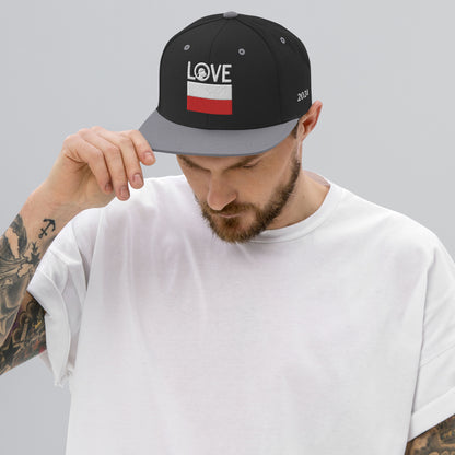 LOVE Poland Snapback Hat