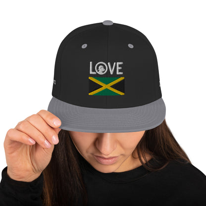 1 LOVE Jamaica Snapback Hat