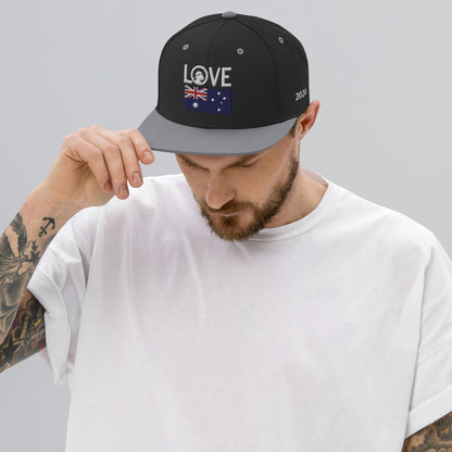 LOVE Australia Snapback Hat