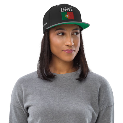 LOVE Portugal Snapback Hat