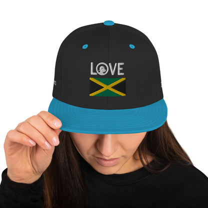 1 LOVE Jamaica Snapback Hat