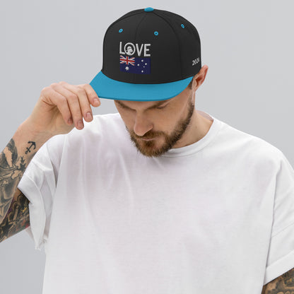 LOVE Australia Snapback Hat