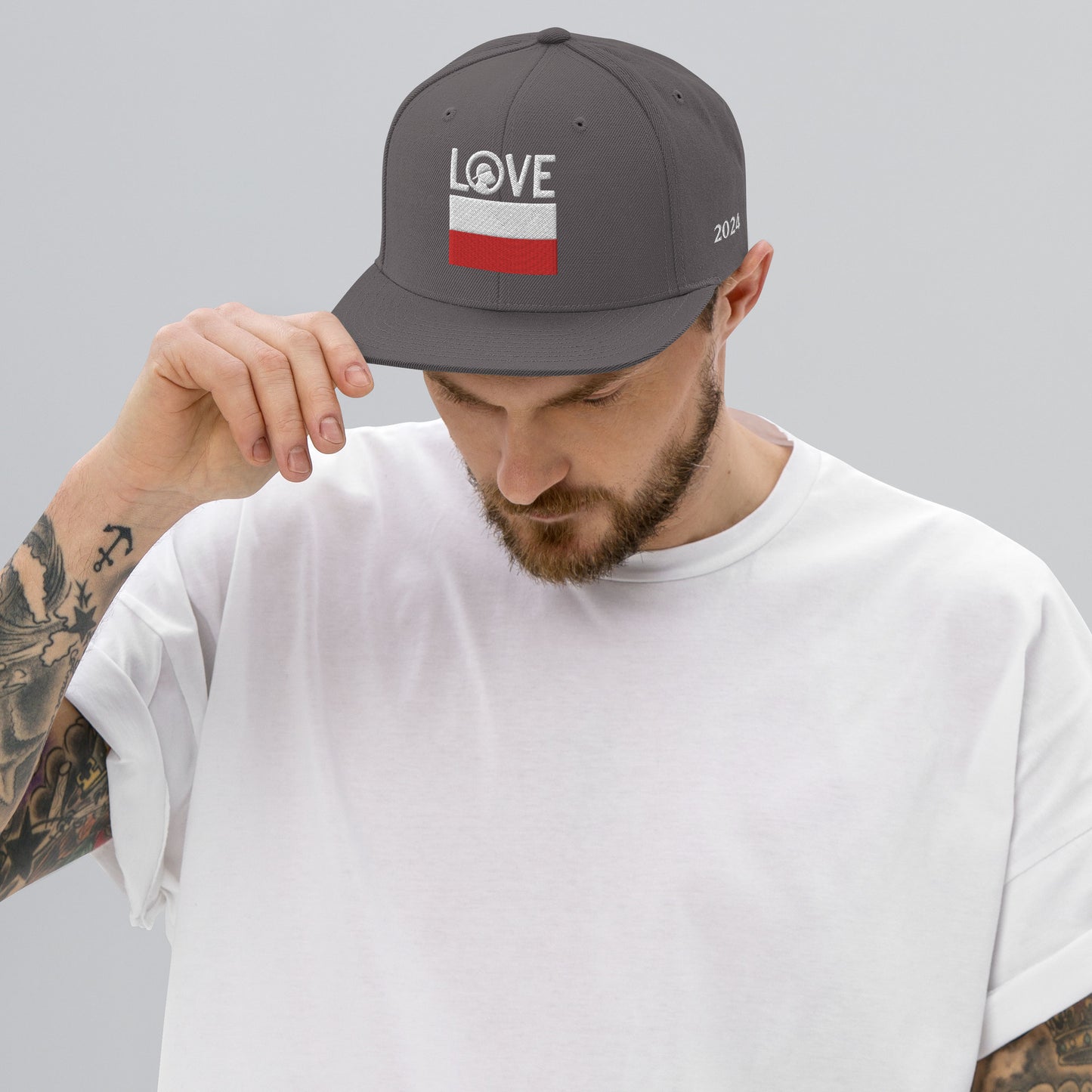 LOVE Poland Snapback Hat
