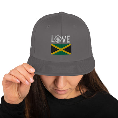 1 LOVE Jamaica Snapback Hat