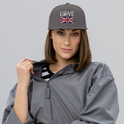 LOVE UK Snapback Hat