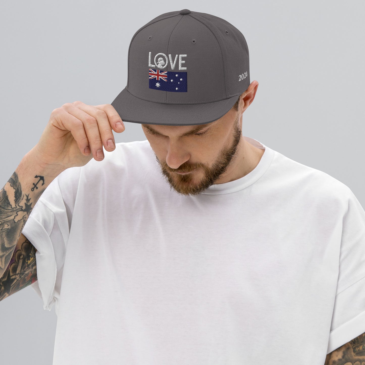 LOVE Australia Snapback Hat
