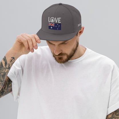 LOVE Australia Snapback Hat