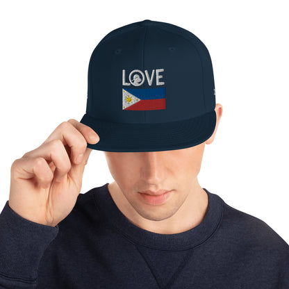 LOVE Philippines Snapback Hat