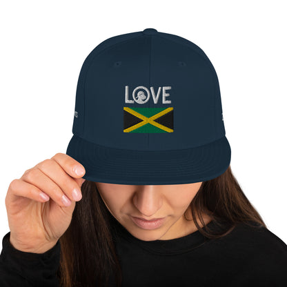 1 LOVE Jamaica Snapback Hat