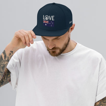 LOVE Australia Snapback Hat