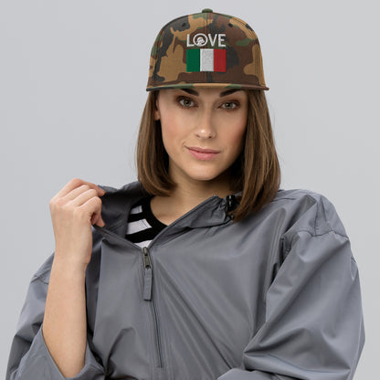 LOVE Italy Snapback Hat
