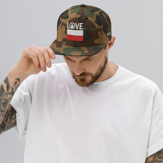 LOVE Poland Snapback Hat