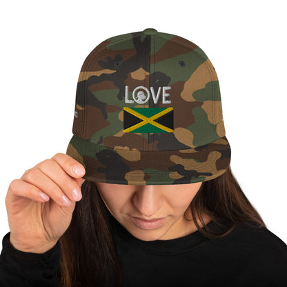 1 LOVE Jamaica Snapback Hat