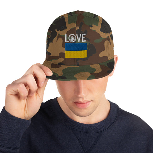 LOVE Ukraine Snapback Hat