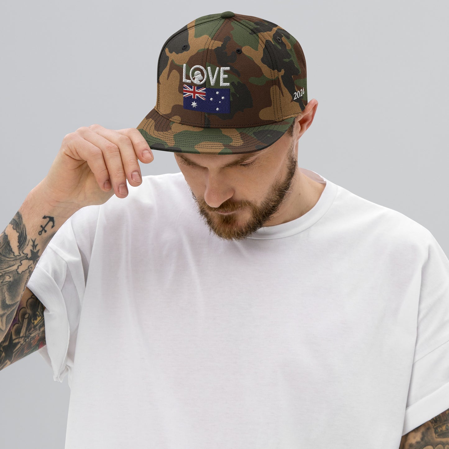LOVE Australia Snapback Hat