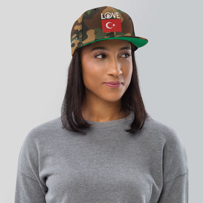 LOVE Turkey Snapback Hat