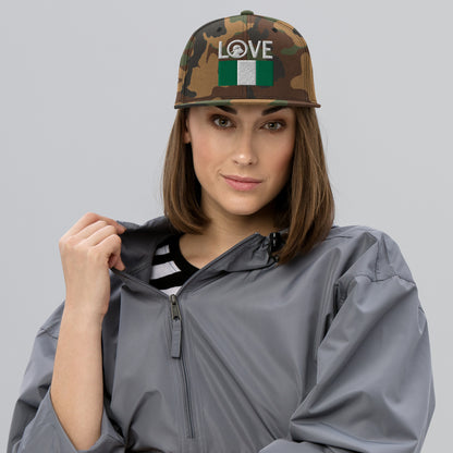 LOVE Nigeria Snapback Hat
