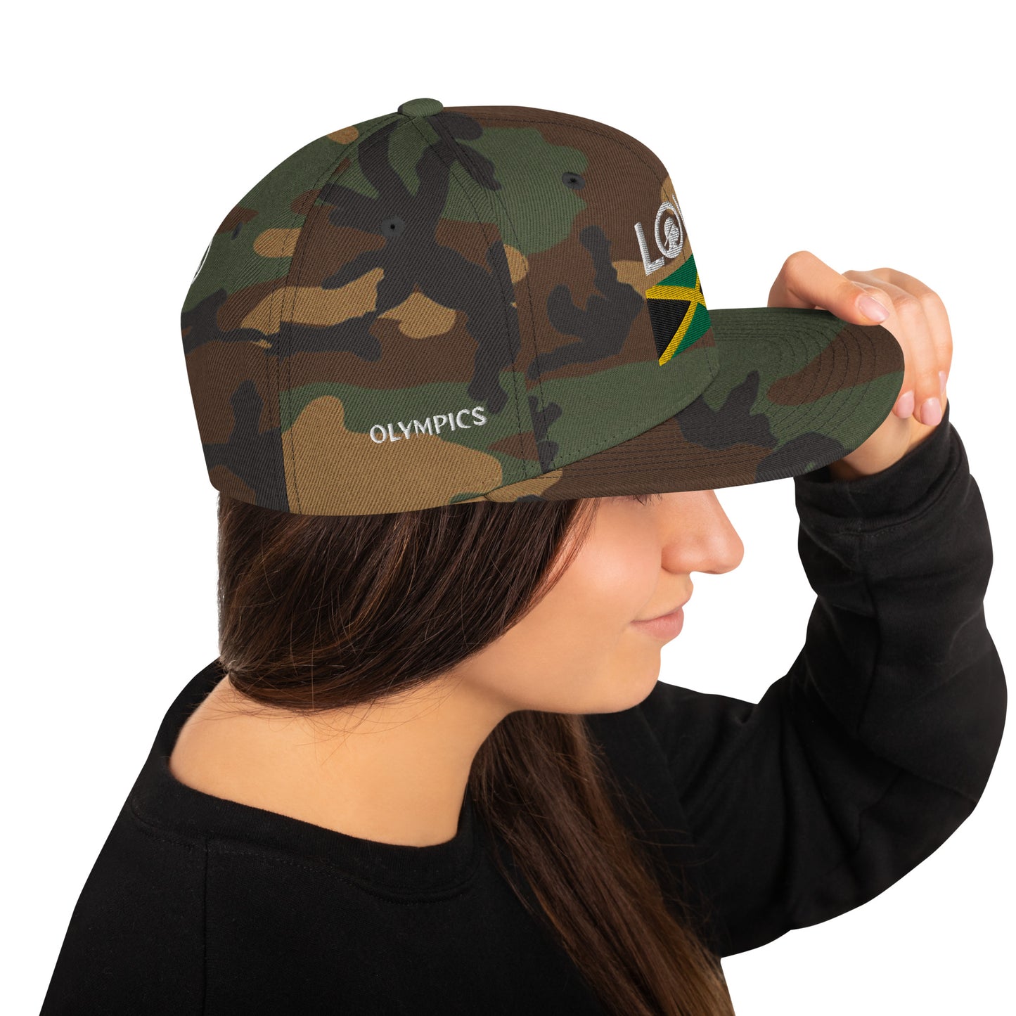 1 LOVE Jamaica Snapback Hat