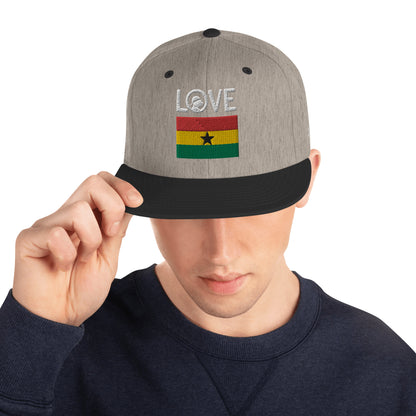 LOVE Ghana Snapback Hat