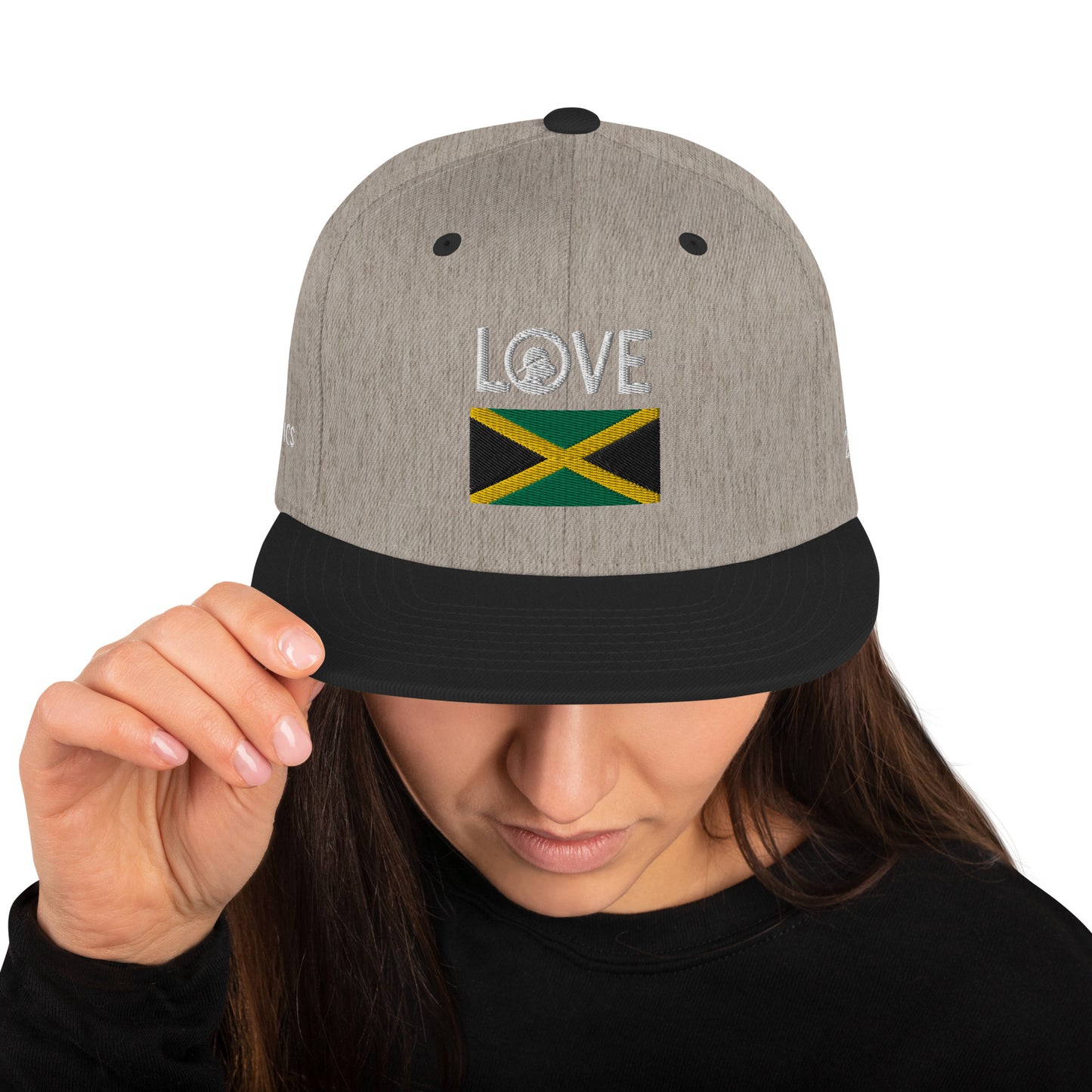 1 LOVE Jamaica Snapback Hat