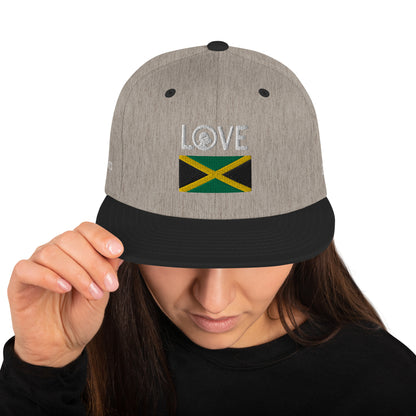 1 LOVE Jamaica Snapback Hat