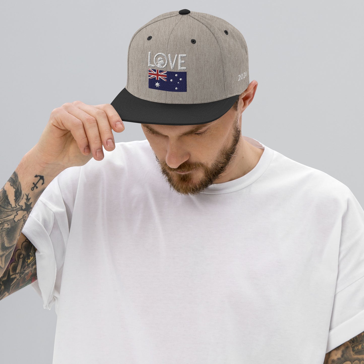 LOVE Australia Snapback Hat