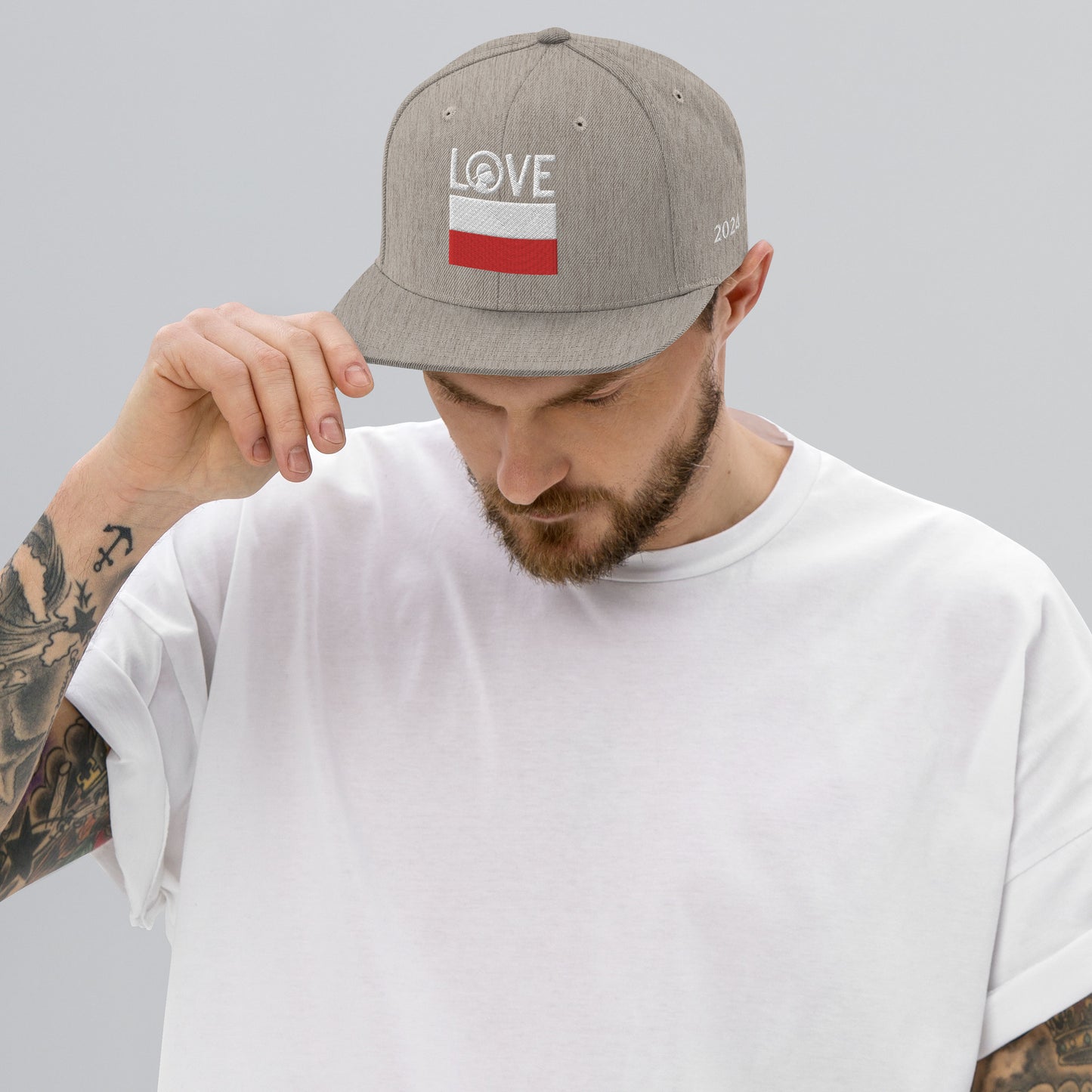 LOVE Poland Snapback Hat