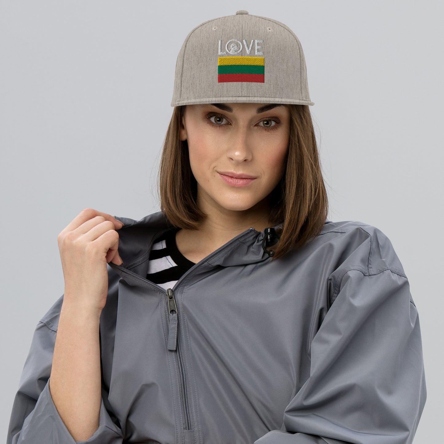 LOVE Lithuania Snapback Hat