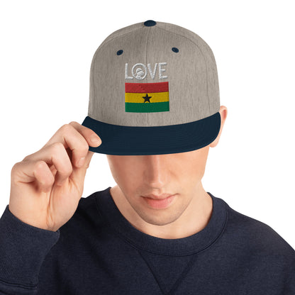 LOVE Ghana Snapback Hat