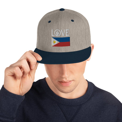 LOVE Philippines Snapback Hat