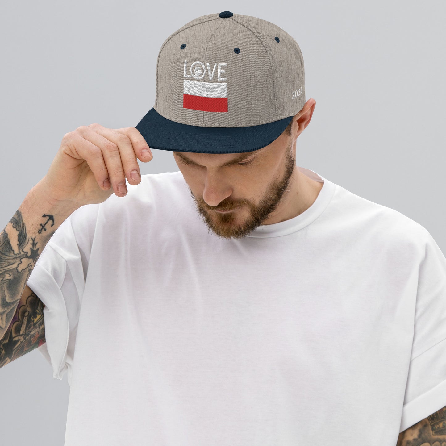 LOVE Poland Snapback Hat