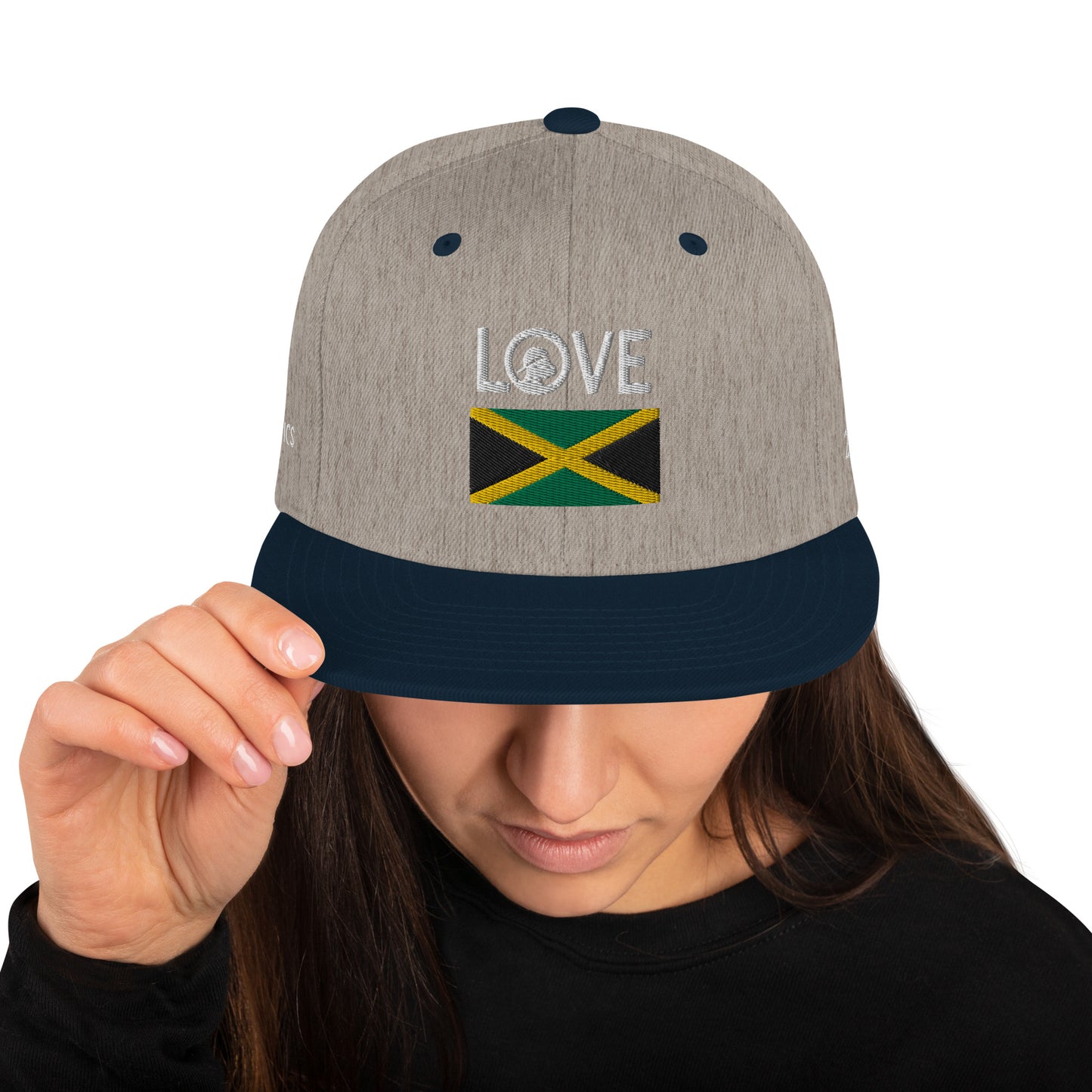 1 LOVE Jamaica Snapback Hat