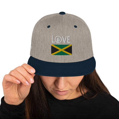 1 LOVE Jamaica Snapback Hat