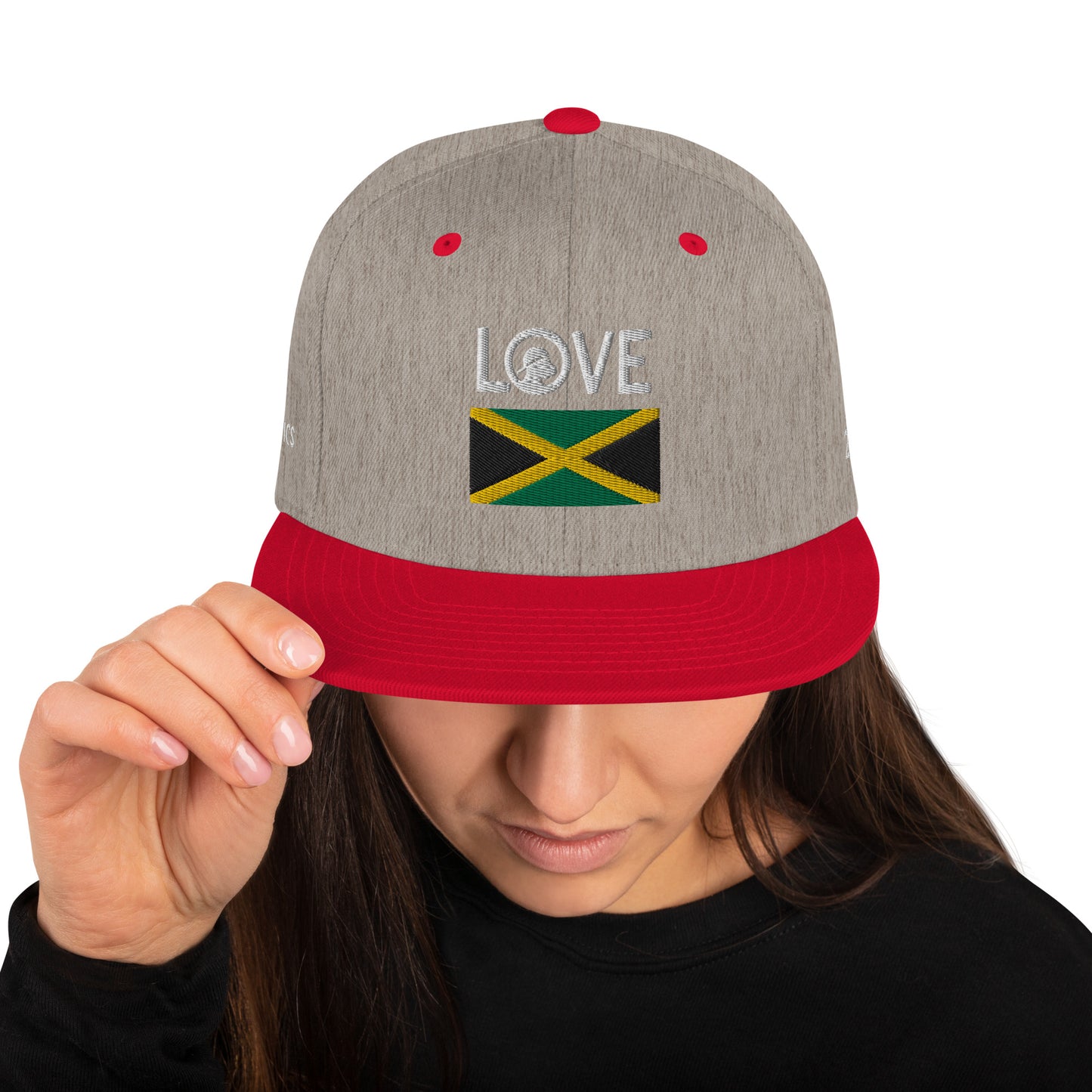 1 LOVE Jamaica Snapback Hat