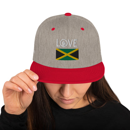 1 LOVE Jamaica Snapback Hat