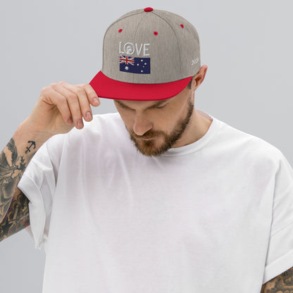 LOVE Australia Snapback Hat