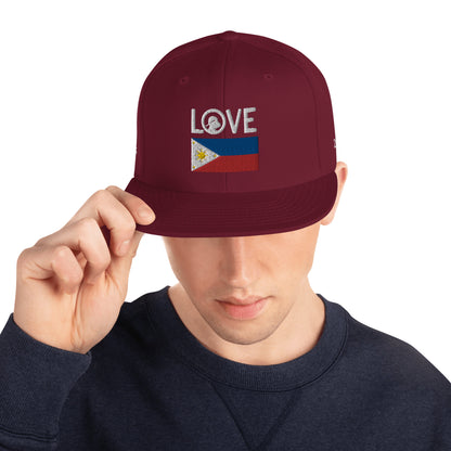 LOVE Philippines Snapback Hat