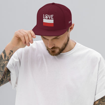 LOVE Poland Snapback Hat